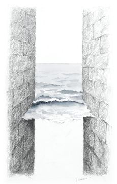 Agrandir l'image : Dessin numéro 37 : La Marée, 1991